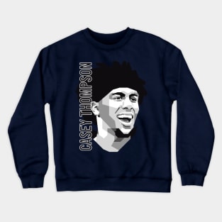 Casey Thompson on WPAP Greyscale Crewneck Sweatshirt